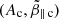 $ (A_{\mathrm{c}}, \tilde{\beta}_{\parallel\,\mathrm{c}}) $