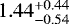 $1.44^{&#x002B;0.44}_{-0.54}$