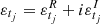 $ \varepsilon_{t_j} = \varepsilon_{t_j}^R + i \varepsilon_{t_j}^I $