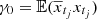 $ \gamma_0 = \mathbb{E}(\overline{x}_{t_{j}}x_{t_j}) $