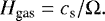 \begin{equation*} H_{\textrm{gas}} = c_{\textrm{s}} / \Omega. \end{equation*}