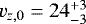 $v_{z,0} = 24^{&#x002B;3}_{-3}$