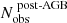 $ N^{\text{ post-AGB}}_{\mathrm{obs}} $