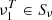 $ \nu_1^T \in S_{\nu} $