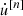 $ \dot{u}^{[n]} $