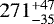 $271^{&#x002B;47}_{-35}$