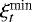 $\xi^{\textrm{min}}_{t}$