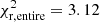 $ \chi^2_{\rm r,entire}=3.12 $