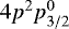 $4p^2 p^{0}_{3/2}$