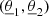 $ (\underline{\theta}_1,\underline{\theta}_2) $