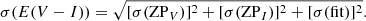$$ \begin{aligned} \sigma (E(V-I)) = \sqrt{[\sigma (\mathrm{ZP}_V)]^2 + [\sigma (\mathrm{ZP}_I)]^2 + [\sigma (\mathrm{fit})]^2}. \end{aligned} $$