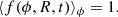 $$ \begin{aligned} \langle f(\phi ,R,t) \rangle _{\phi }=1. \end{aligned} $$