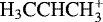 $\textrm{H}_3\textrm{CCHCH}_3^{&#x002B;}$