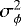 $\sigma_{\phi}^2$