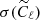 $ \sigma(\widetilde{C}_{\ell}) $