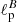 $ \ell _{\rm{p}}^B $