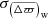 $ \sigma_{\left(\overline{\Delta \varpi}\right)_{\mathrm{w}}} $