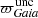 $ \varpi_{\mathit{Gaia}}^{\mathrm{unc}} $