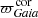 $ \varpi_{\mathit{Gaia}}^{\mathrm{cor}} $