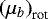 ${(\mu_b)}_{\textrm{rot}}$