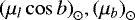 ${(\mu_l \cos b)}_{\odot} , {(\mu_b)}_{\odot}$