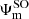 $ \Psi^{\mathrm{SO}}_{\mathrm{m}} $