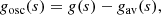 $$ \begin{aligned} g_{\mathrm{osc}}(s) = g(s) -g_{\mathrm{av}}(s), \end{aligned} $$