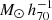 $ M_\odot\,h_{70}^{-1} $