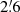 $ 2{{\overset{\prime}{.}}}6 $