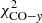 $ {\chi}^2_{\rm CO-{\it y}} $