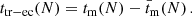 $$ \begin{aligned} t_{\mathrm{tr-ec}}(N) = t_{\rm m}(N) - \bar{t}_{\rm m}(N) \,. \end{aligned} $$