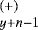 $_{y&#x002B;n-1}^{(&#x002B;)}$
