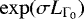 $\exp(\sigma L_{\Gamma_0})$