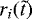 $r_i(\tilde t)$