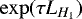 $\exp(\tau L_{H_1})$