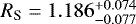 ${R_{\textrm{S}}=1.186_{-0.077}^{&#x002B;0.074}}$