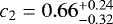 $c_2=0.66_{-0.32}^{&#x002B;0.24}$