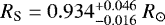 $R_{\textrm{S}}=0.934_{-0.016}^{&#x002B;0.046}\;R_{\odot}$