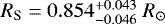 $R_{\textrm{S}}=0.854_{-0.046}^{&#x002B;0.043}\;R_{\odot}$