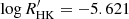 $ \log R^{\prime}_{\rm HK} = -5.621 $