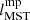 $ l^{\mathrm{mp}}_{\mathrm{MST}} $