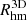 $ R^{\mathrm{3D}}_{\mathrm{hm}} $