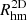 $ R_{\mathrm{hm}}^{2\mathrm{D}} $