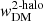 $ w_{\mathrm{DM}}^\text{2-halo} $