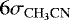 $6\sigma_{\mathrm{CH}_3\textrm{CN}}$