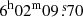 $ 6^{\mathrm{h}} 02^{\mathrm{m}} 09{{\overset{\text{ s}}{.}}}70 $