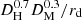 $ D_{\mathrm{H}}^{0.7}D_{\mathrm{M}}^{0.3}/r_{\mathrm{d}} $
