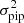 $ \sigma^2_{\rm pip} $