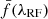 $ \bar{f}(\lambda_{\mathrm{RF}}) $