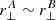 $ r_{\perp}^A\sim r_{\perp}^B $
